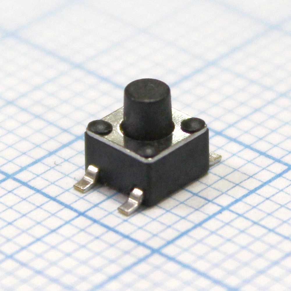 Микрокнопка 4pin 4,5*4,5-3,0мм ручка-2мм, SMD